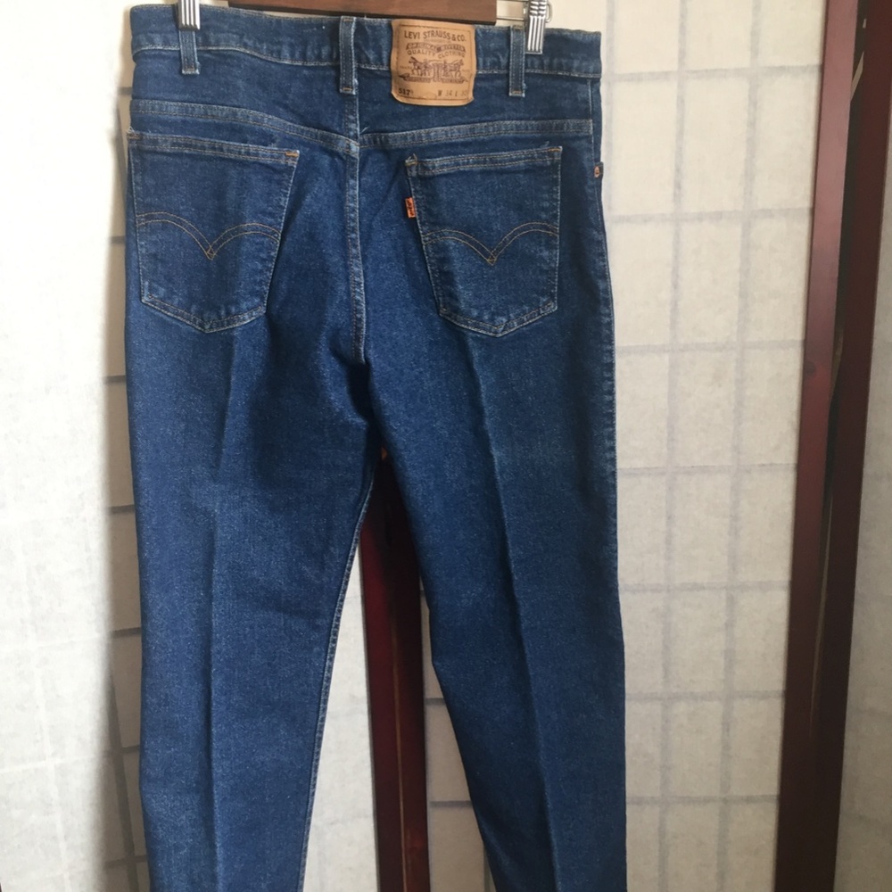 LEVIS MEN'S  NO. 517 STYLE BLUE JEANS   W34  L30